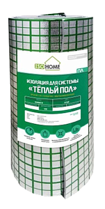 Подложка для теплого пола с разметкой ISOHOME ПЛ 8 мм (1,2*15м) 18 м2